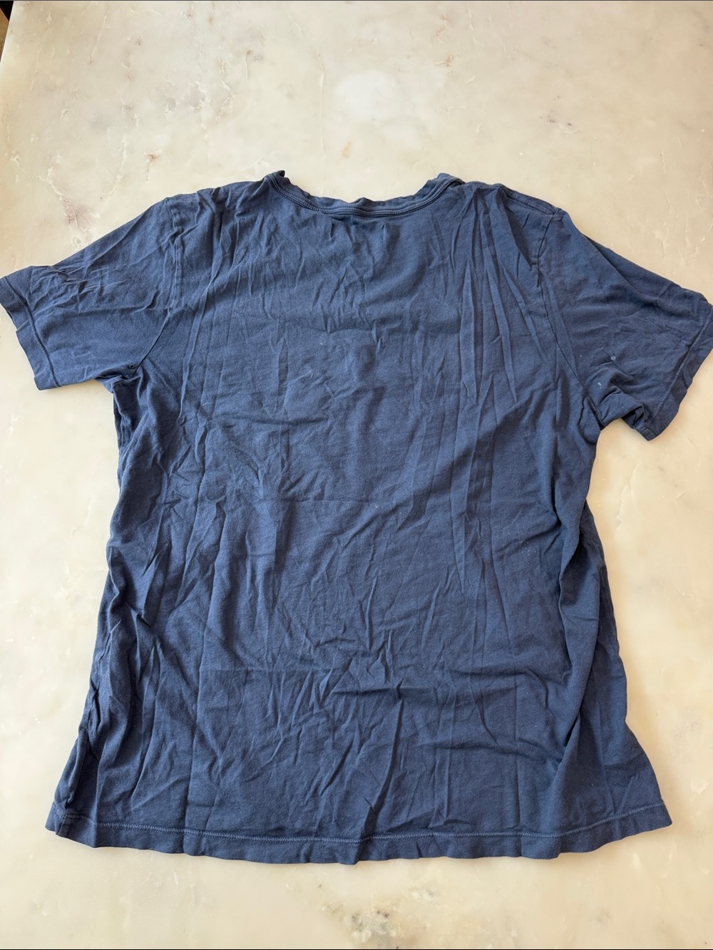 imogene + willie Navy Tee with Gold 'NASHVILLE' Script - Picture 5 of 5